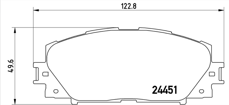 Brembo Brake Pad Set - P83106