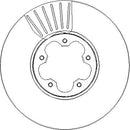 Disctech Brake Disc (Single) - Fits Ford, Hyundai - ABD3378 - Front Axle