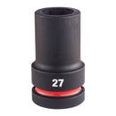 Milwaukee Hex socket ShW 1in deep 27mm-1pc - 4932480424