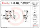 Brembo F BR 058 LCV brake calipers for commercial vehicles - FBR058