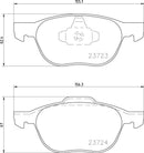 Mintex Brake Pad Set fits -Ford Mazda Volvo MDB2634 (also fits other vehicles)