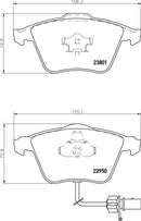 Mintex Brake Pad Set fits -Audi MDB2694 (also fits other vehicles)