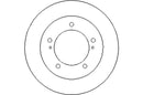 Disctech Brake Disc (Single) - Fits Ford, Suzuki - ABD2263 - Front Axle
