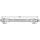 Borg & Beck Brake Hose  - BBH7110 fits Mit L200,Pajero,Pajero Sport I