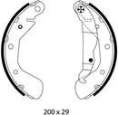 Mintex Brake Shoes fits -Opel Vauxhall MFR594 (also fits other vehicles)