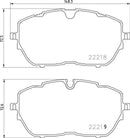 Mintex Brake Pad Set fits -Peugeot MDB3847 (also fits other vehicles)