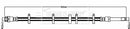Borg & Beck Brake Hose  - BBH8161 fits Iveco Daily IV,V 6/06-