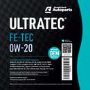 Ultratec FE-TEC 0W20 - 20 Litre Engine Oil
