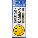 Outdoor Vinyl Sticker - Blue - Smile Dash Camera Recording - V589