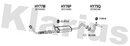 Klarius HY77M - Front Pipe  - Fits Hyundai H100 2.5D