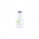 Carlyle Hand Tools 1/4 Drive 5.5mm 6 point chrome socket - CS140055M
