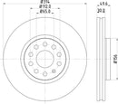 Mintex Brake Discs fits -Seat Skoda VW V280:5 MDC2317 (also fits other vehicles)
