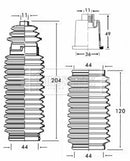 Borg & Beck Steering Gaiter Kit  - BSG3164 fits Citroen, Peugeot