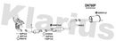 Klarius DN760P - Box With Tail Pipe  - Fits Nissan Note 1.2DIG-S