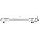 Borg & Beck Brake Hose  - BBH6923 fits BMW 3 Series E36,Z3 E36