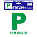 Castle Promotions P Plates - Self Adhesive - Pair - SAPP