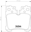 Mintex Brake Pad Set fits -Lexus MDB2760 (also fits other vehicles)