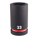 Milwaukee Hex socket ShW 1in deep 33mm-1pc - 4932480427