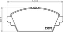 Mintex Brake Pad Set fits -Nissan MDB2117 (also fits other vehicles)