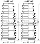 First Line Steering Gaiter Kit  - FSG3276 fits BMW 3srs E46, Z4