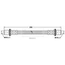 Borg & Beck Brake Hose  - BBH6453 fits Toyota Camry,Carina,Corolla