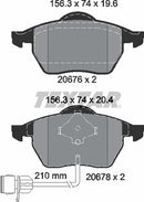 Textar Brake Pad Set - 2067602