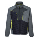 Portwest DX471 - DX4 Hybrid Baffle Jacket Black - DX471MGRXL