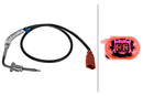HELLA 6PT 010 376-851 Sensor, exhaust gas temperature - 2-pin connector
