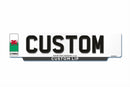Standard Front Lipped 4D Eco Number Plate 520 X 127 Cymru