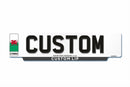 Standard Front Lipped 4D Eco Number Plate 520 X 127 Cymru