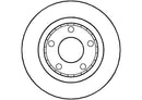 Disctech Brake Disc (Single) - Fits Audi, Mercedes-benz - ABD2719 - Rear Axle