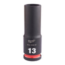 Milwaukee Hex socket ShW 3/8 deep 13mm-1pc - 4932480287