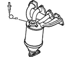 Klarius 321872 - Catalyst Type Approved Withpip  - Fits Opel Astra H 1.6i