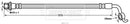 Borg & Beck Brake Hose  - BBH7727 fits Toyota RAV-4 11/05-