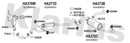Klarius HA376W - Centre Pipe  - Fits Honda Civic 1.8i