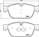 Mintex Brake Pad Set fits -Citroën DS Peugeot MDB3410 (also fits other vehicles)