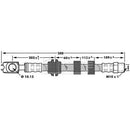 Borg & Beck Brake Hose  - BBH7297 fits VAG Golf III,Vento 2.8 VR6