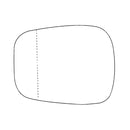 APEC Replacement Stick-On Wide Angle Vehicle Mirror Glass LHS - AMS2791A