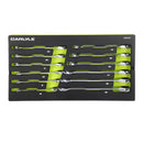 12 PC Metric 12 PT 180P Ratcheting Combination Wrench Set - CRW1212M