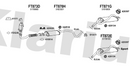Klarius FT873D - Centre Pipe  - Fits Fiat Bravo 1.4T-Jet