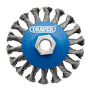 Draper Bevelled Wire Wheel 100mm M14 - 08062