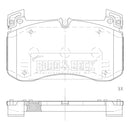 Borg & Beck Brake Pads - BBP2890