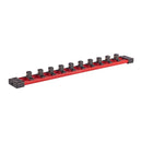 Milwaukee Hex socket rail+clips 3/8 350mm-1pc - 4932480446