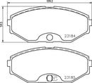 Mintex Brake Pad Set fits -Infiniti Nissan MDB1928 (also fits other vehicles)