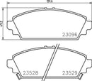 Mintex Brake Pad Set fits -Honda MDB1988 (also fits other vehicles)