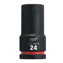 Milwaukee Hex socket ShW 3/4 deep 24mm-1pc - 4932480383