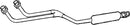 Klarius MZ238V - Box With Front Pipe  - Fits Mercedes 190 2.0