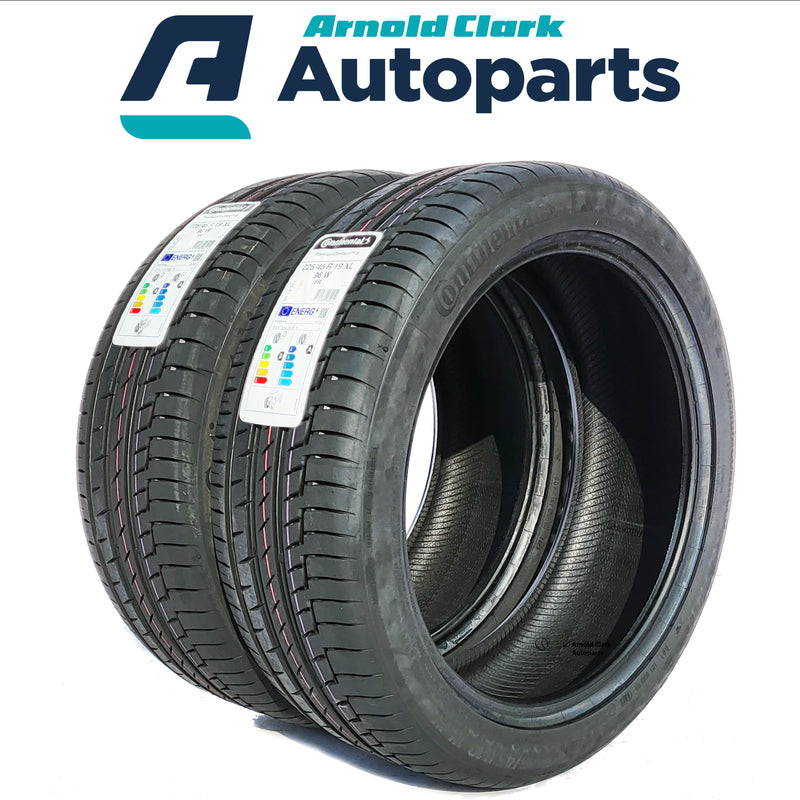 225 45 19 96W Continental Sport Contact 5 Tyres x2 Pair