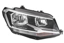 HELLA 1EF 008 673-071 Halogen-Headlight - left - fits BMW 5 (E60)