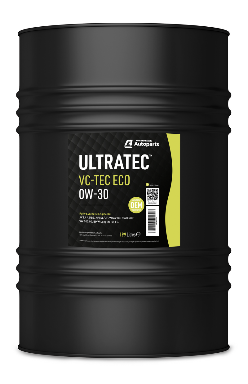 Ultratec VC-TEC ECO 0W30 - 199 Litre Barrel Engine Oil